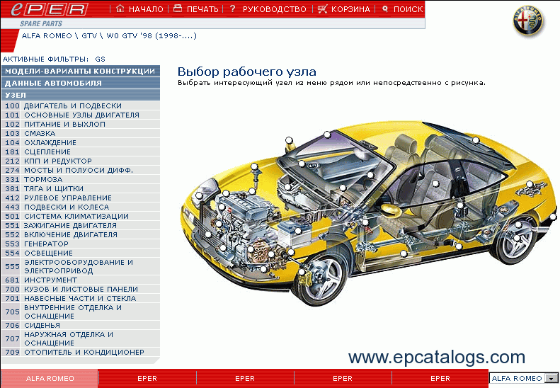 New Abarth Catalog Parts Number
